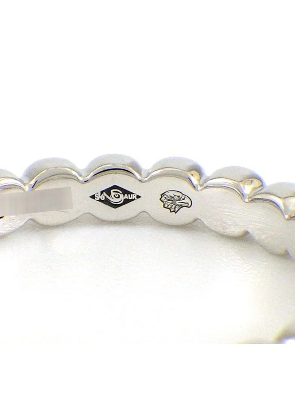 Van Cleef & Arpels Ring Perlee White Gold Pearl Medium